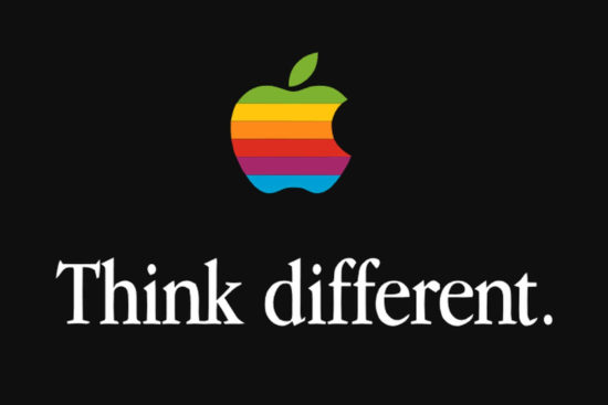 Apple logo "Think Different"